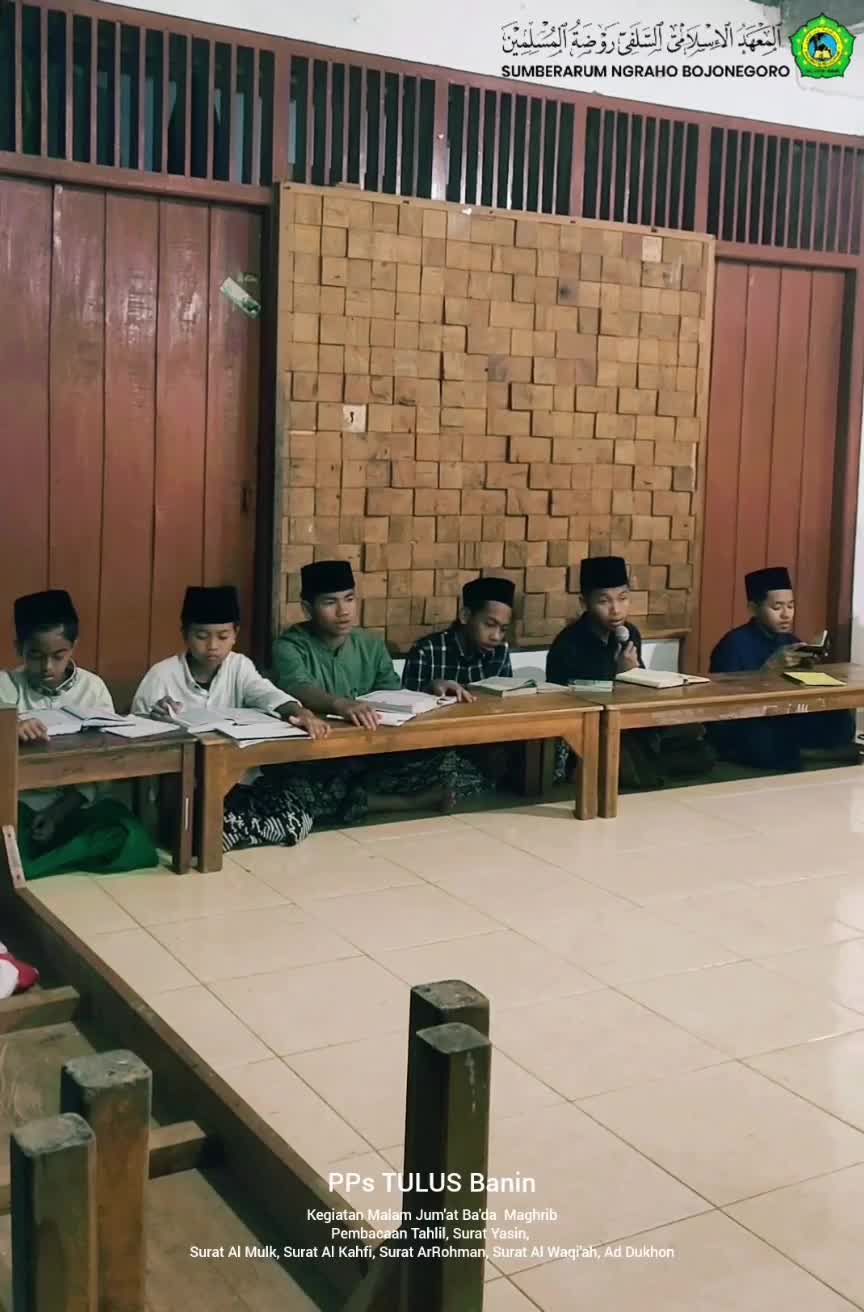 Kegiatan malam Jum'at PPS Tulus