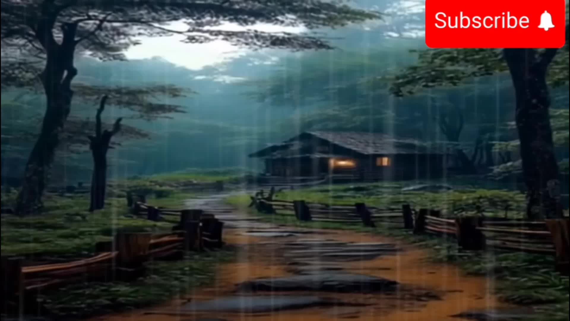 hujan direasndisebuah rumah ditengah hutan #foryourpage 