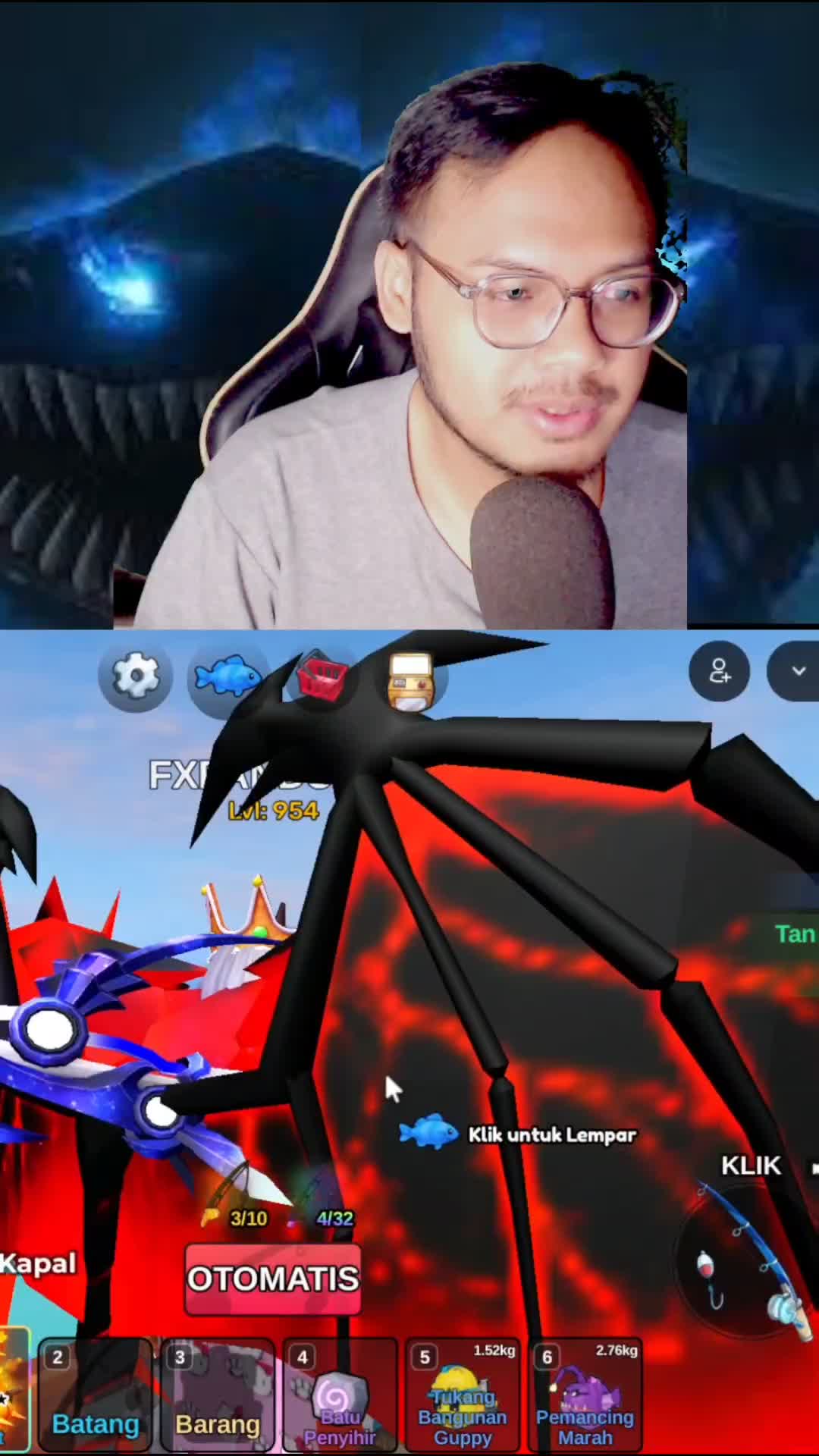 review skin rod nox aeterna fishit roblox #fishit #roblox 