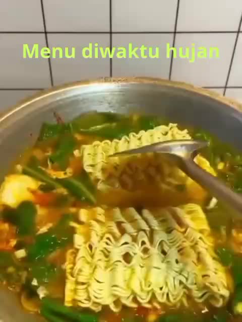 Menu pas diwaktu hujan