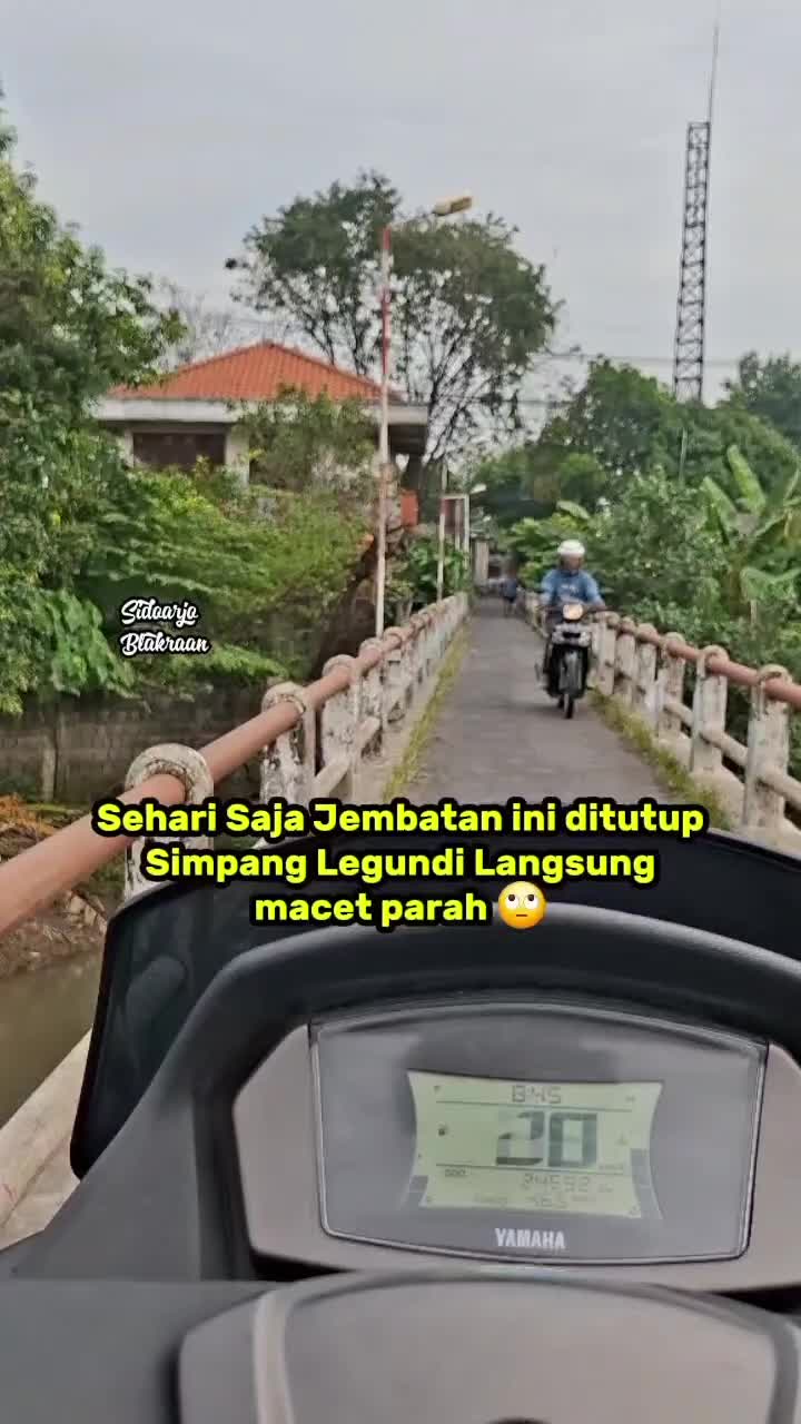 Jalan Jembatan Bong Penghubung Sidoarjo - Gresik Tercepat via Motor

Jembatan kecil penuh cerita ya disini bolo 🙄

#viralreels
#trendingreel