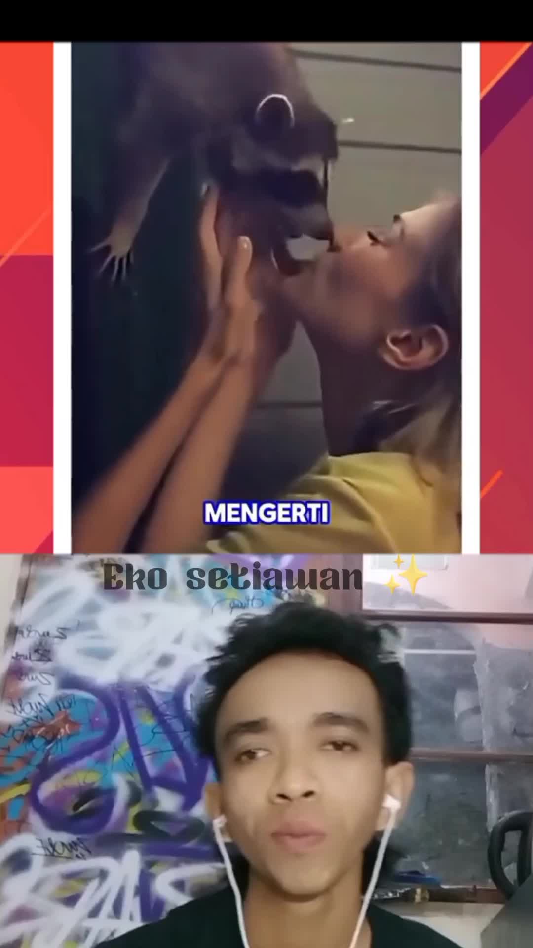 seekor bayi musang tiba tiba masuk ke dalam mobil 😍 #duett #reactiont #virall 