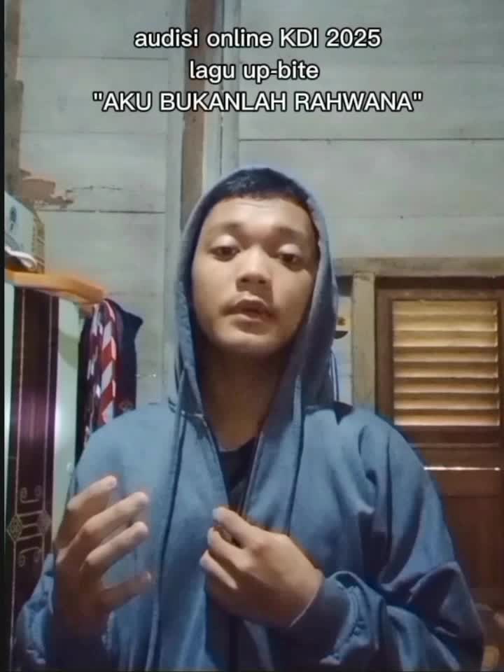 Online Audition KDI 2025
PERKENALKAN NAMA SAYA RIZKY ADITYA
SAYA BERASAL DARI MUARA ENIM SUMATERA SELATAN 
UMUR SAYA 15 TAHUN 
MOTIVASI: SAY