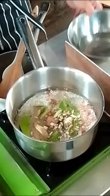 beef maranggi with nasi honje and rengginang crumble🥰