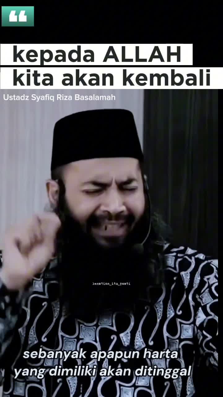 Nasihat Diri,
 #ustadzsyafiqrizabasalamah #dakwah_islam #dakwah #dakwahislam #dakwah_renungan #Dakwah Islam #sepenggaldakwah #dakwah_sosmed 
