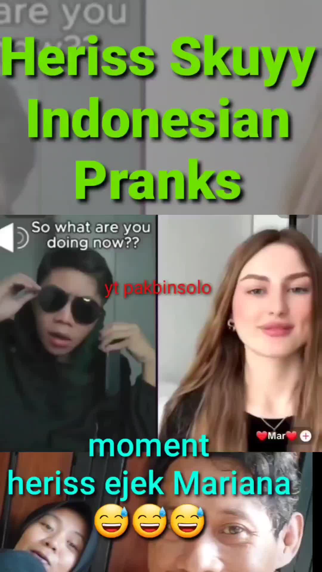 moment heriss ejek Mariana #herissskuy #prank #reaction #fypシ #trending #lucu 