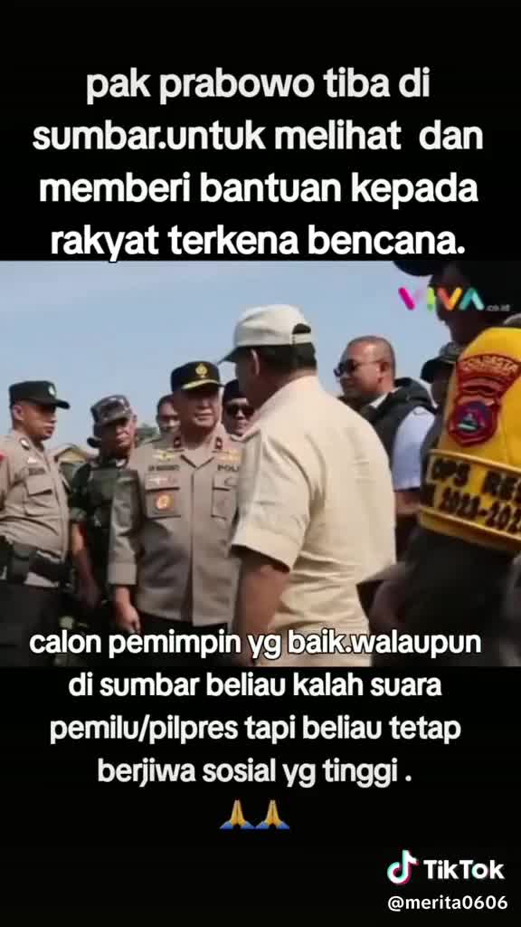 kunjungan Prabowo di sumbar