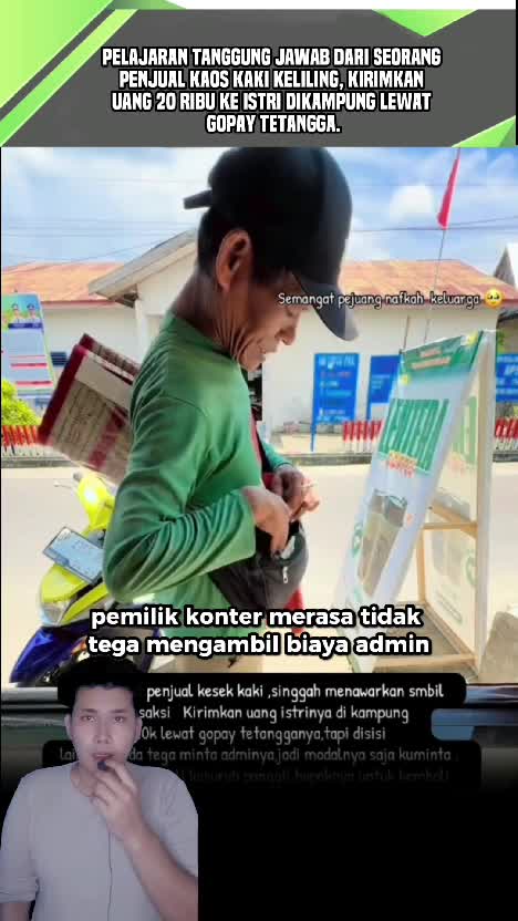 Pelajaran Tanggung Jawab dari Seorang Penjual Kaos Kaki Keliling. #videoviral  #videoedukasi  #faktaviral 