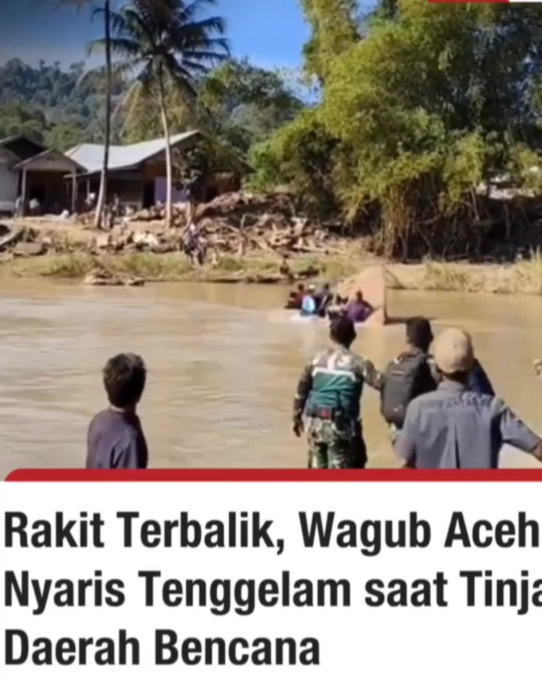 Detik Deti Rakit Wabup Aceh Tenggalam #viral 