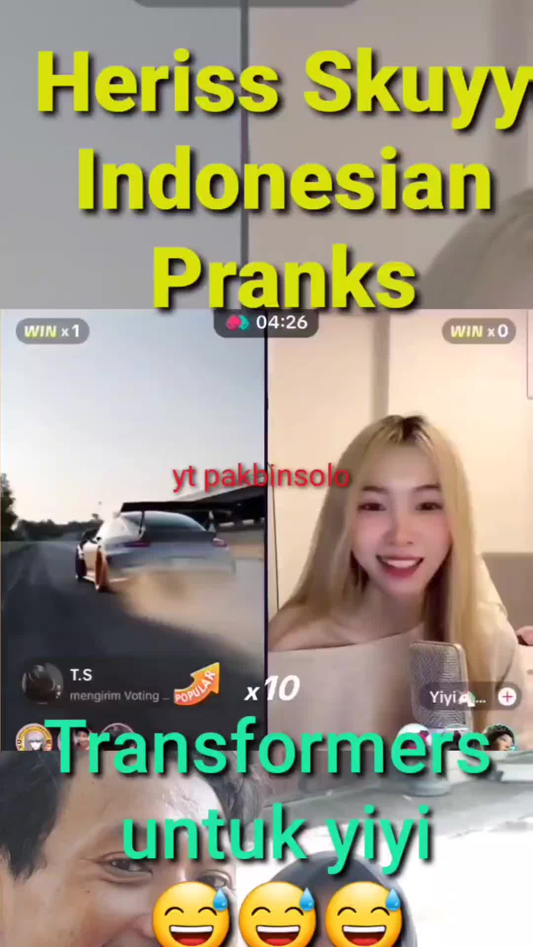 Transformers yi #herisskuy #prank #fyp #lucu 