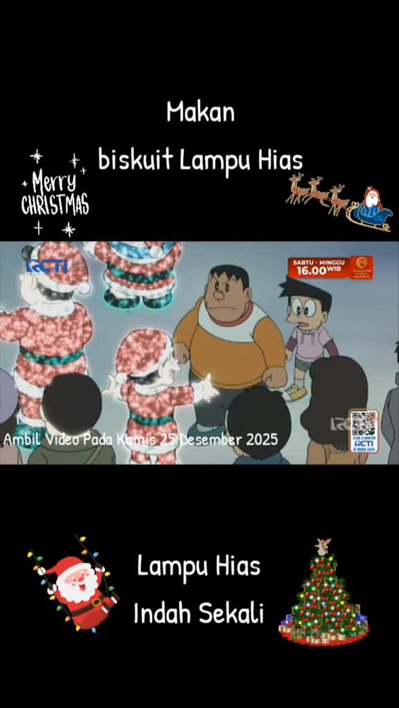 Makan Biskuit Lampu Hias Biar Lampu Hias Indah Sekali.
#Doraemon #DoraemonBahasaIndonesia #DoraemonNatal 