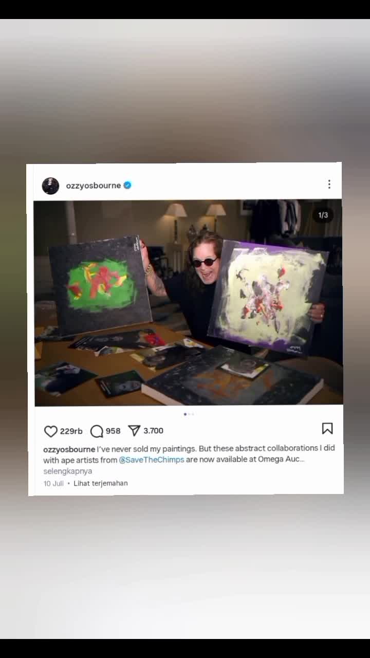 Ozzy Osbourne meninggal dunia  #beritaartis  #legendamusik  #beritadukaartis
