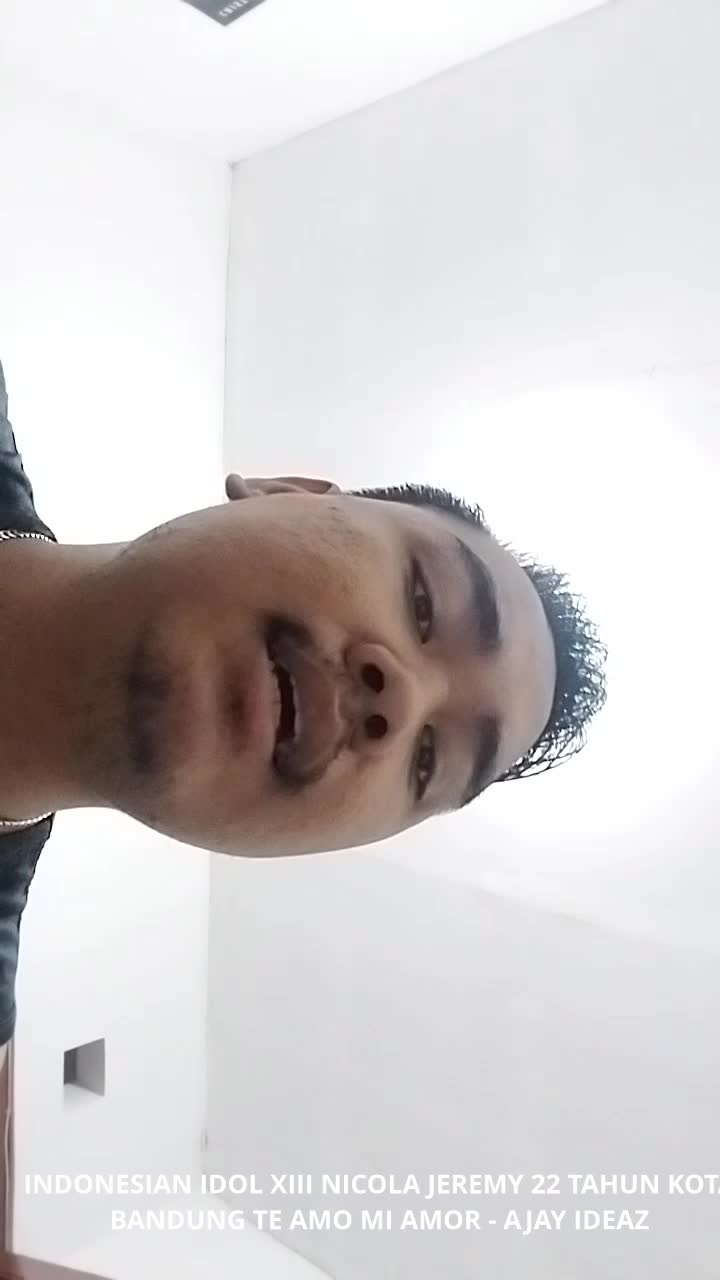 INDONESIAN IDOL XIII NICOLA JEREMY 22 TAHUN KOTA BANDUNG TE AMO MI AMOR - AJAY IDEAZ