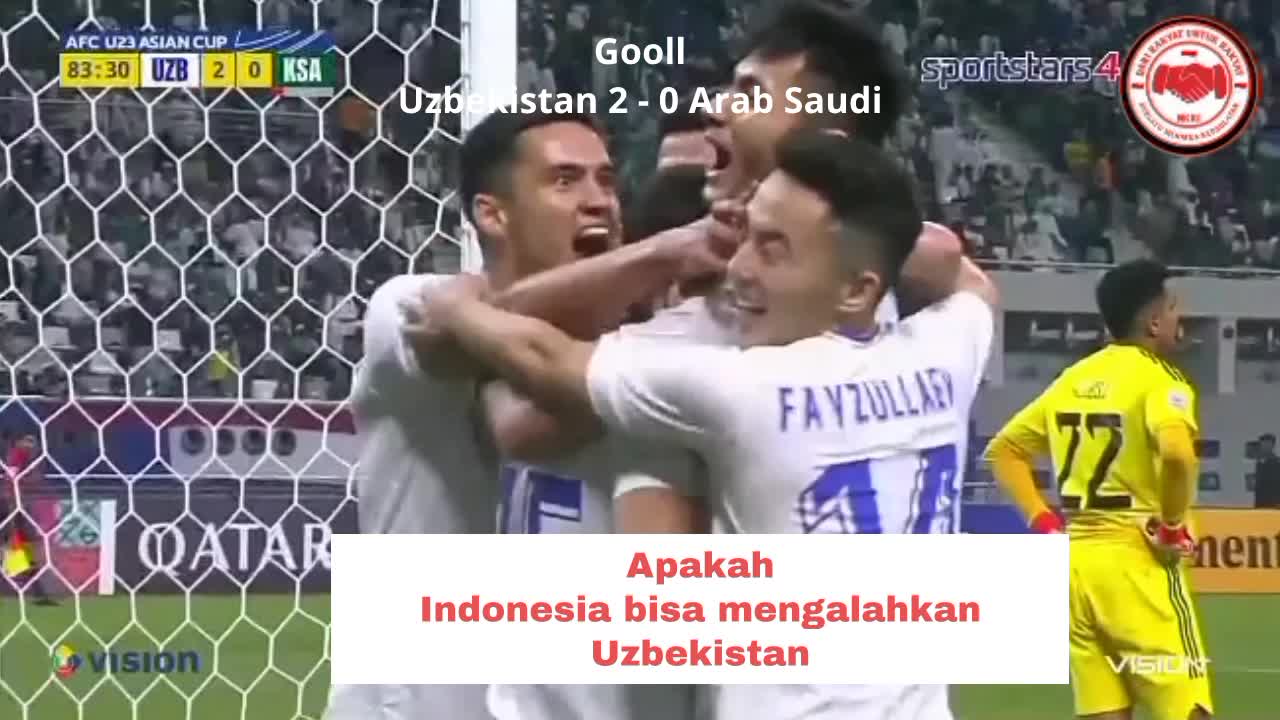 Indonesia vs Uzbekistan, apakah timnas Indonesia bisa mengalahkan Uzbekistan 