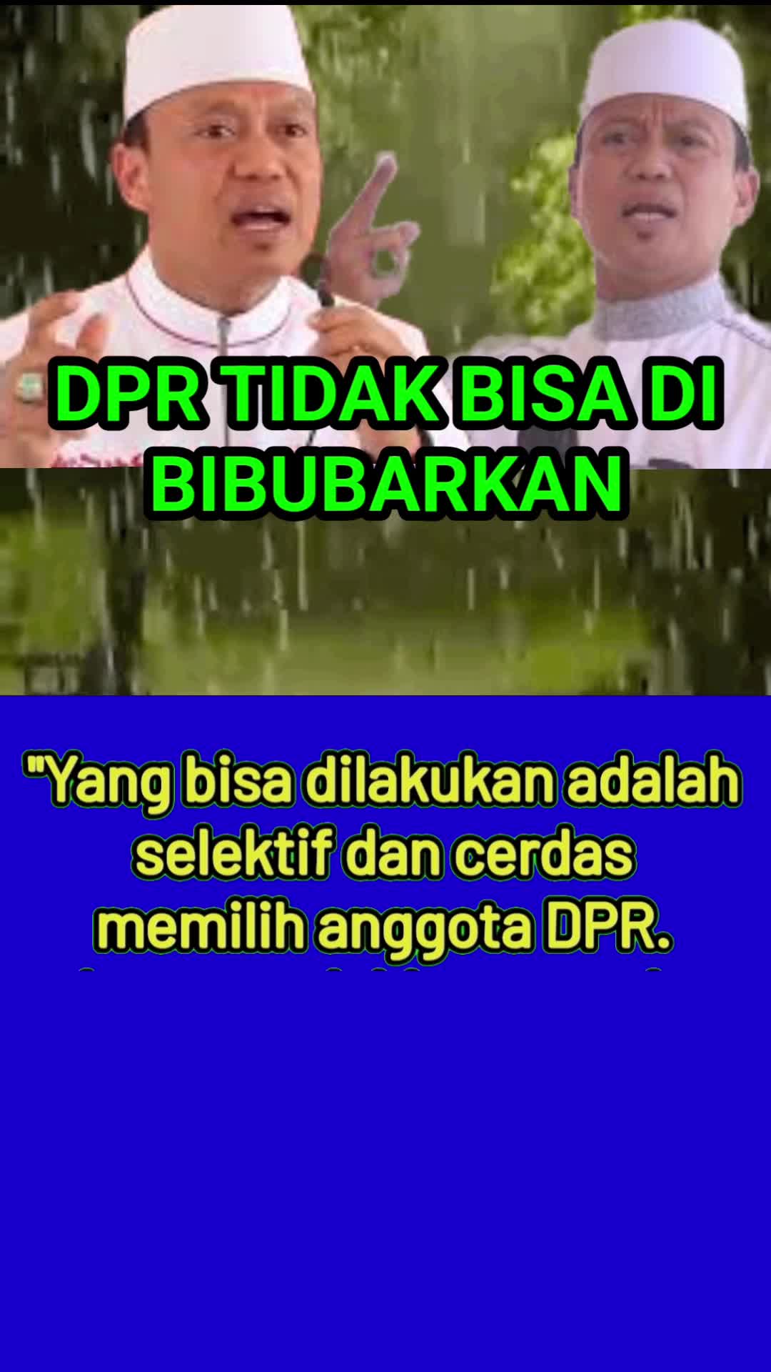 DPR tidak bisa di bubarkan #Demo DPR 