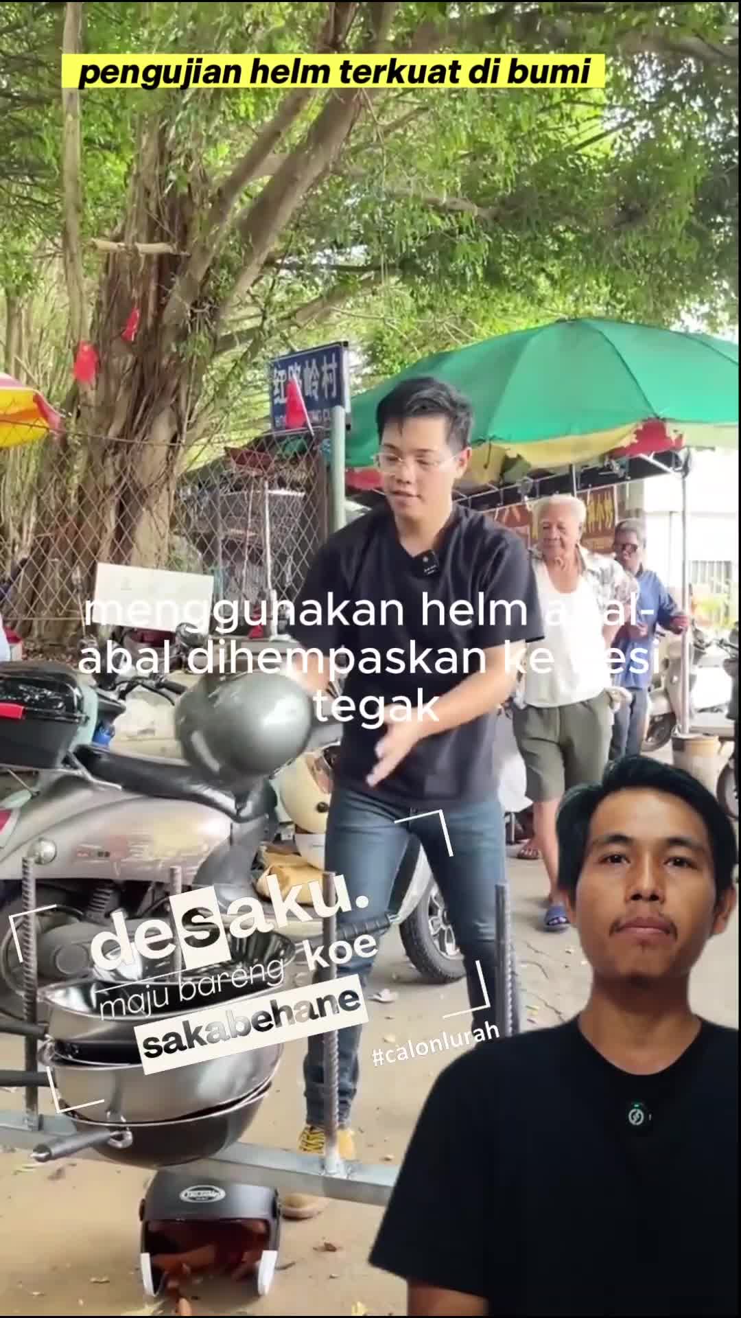 pengujian helm terkuat di bumi #helm #keren #ujian