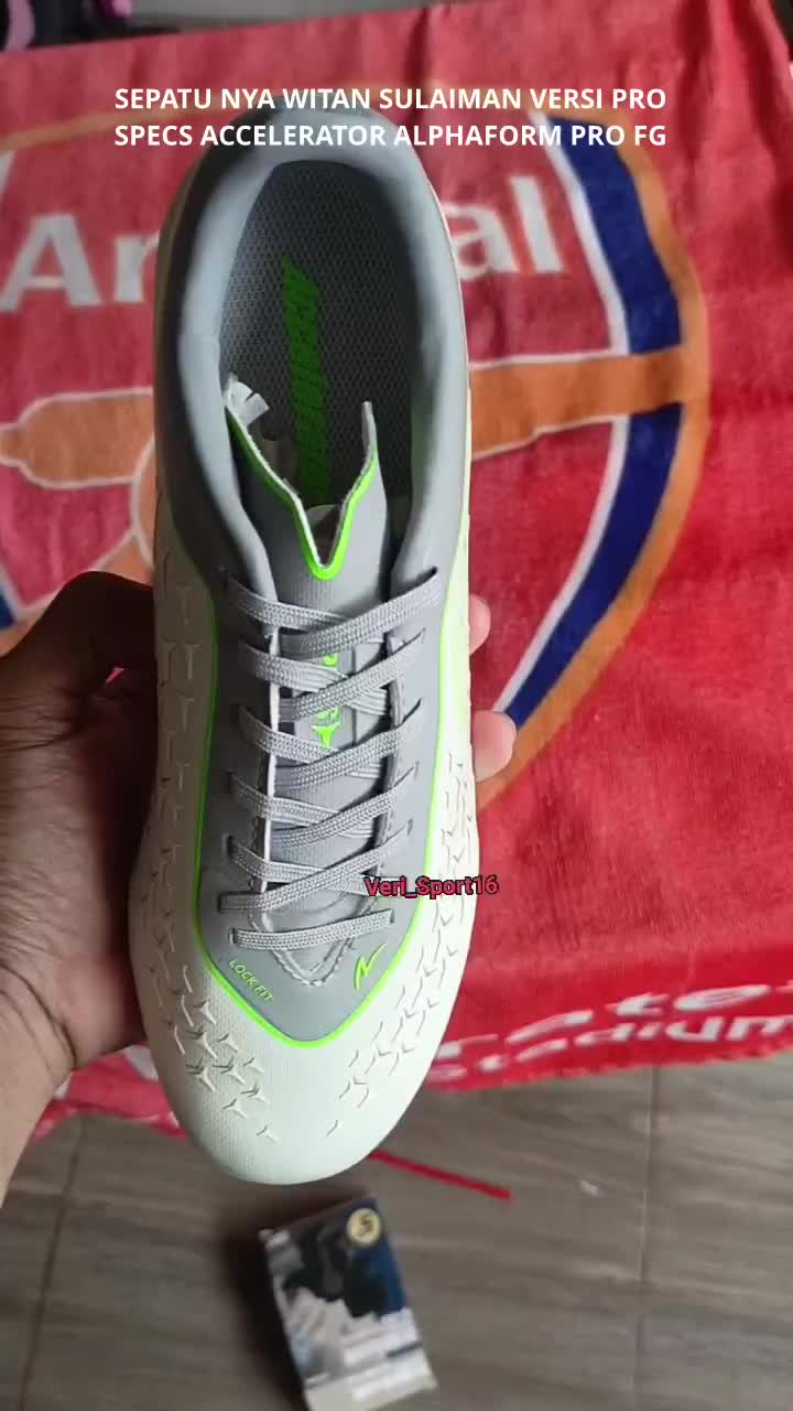 DISKON GEDE SEPATU BOLA ORIGINAL
SEPATU NYA WITAN SULAIMAN VERSI PRO.
SPECS ACCELERATOR ALPHAFORM PRO FG.
Rp.629.800 DISKON JADI Rp.275.000.