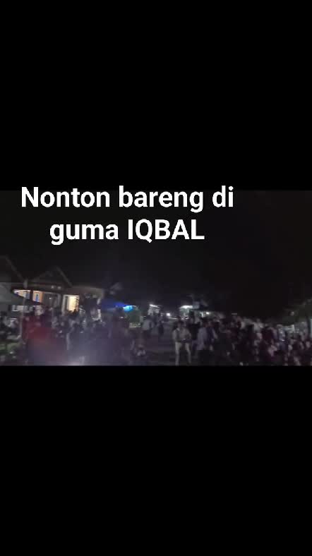 Nobar Nakanda iqbal d kediaman nya Desa Pagar Banyu