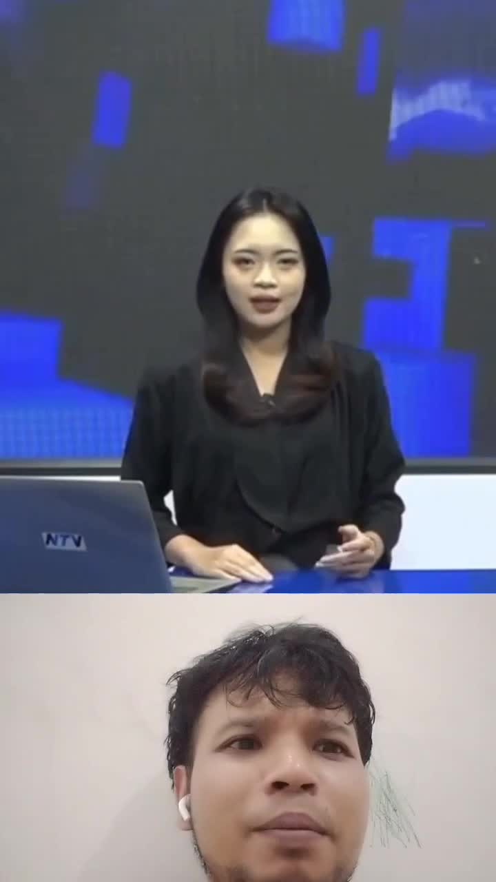 pembawa acara di stasiun televisi suasta tidak kuat menahan tawa disaat membiasakan berita terkini  #Viral  #lucu  #fypシ゚viral 