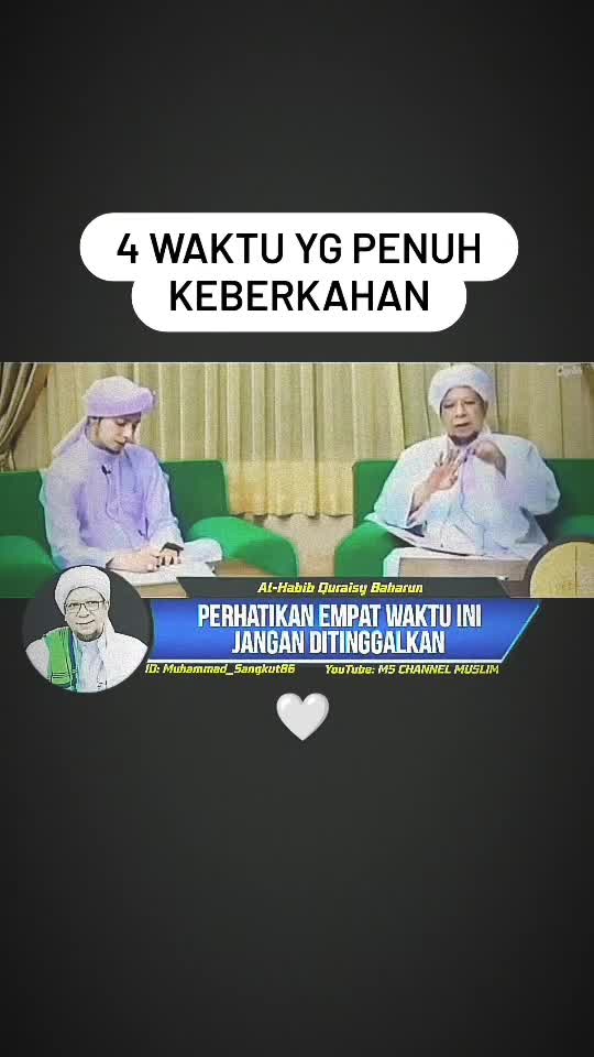 4 waktu yang penuh keberkahan