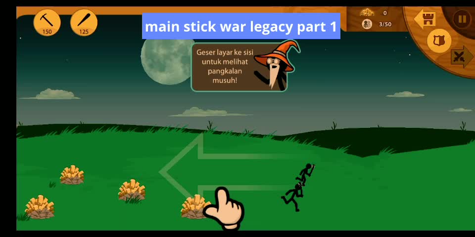 main stick war legacy part 1#king hacker