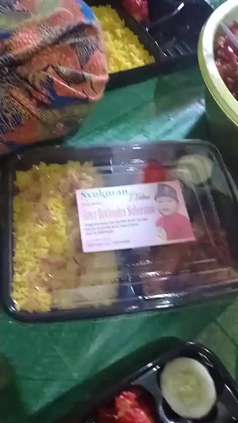 Syukuran satu tahun Rava Gaviandra Suherman