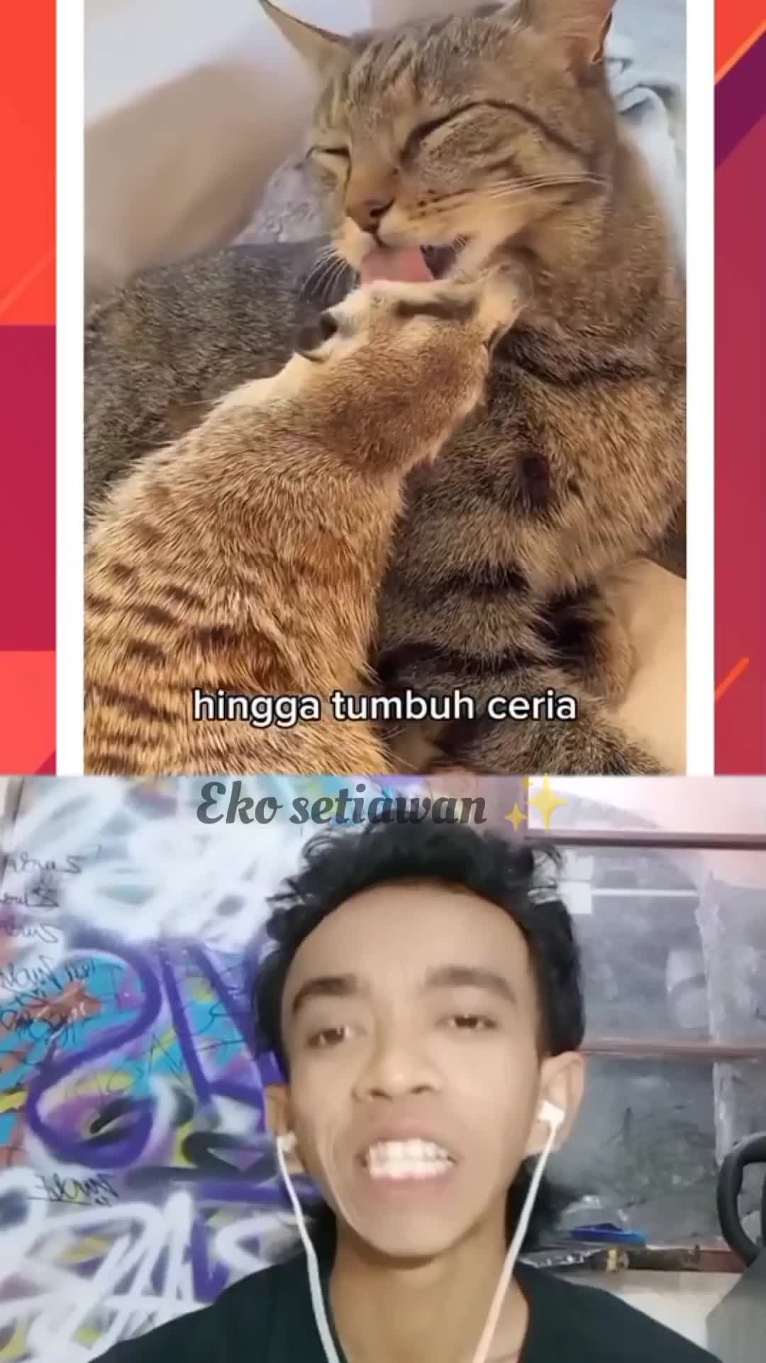 ? pertemanan antara seorang pria dengan hewan langka ?#clippers #duett #reactiont #virall #hot 