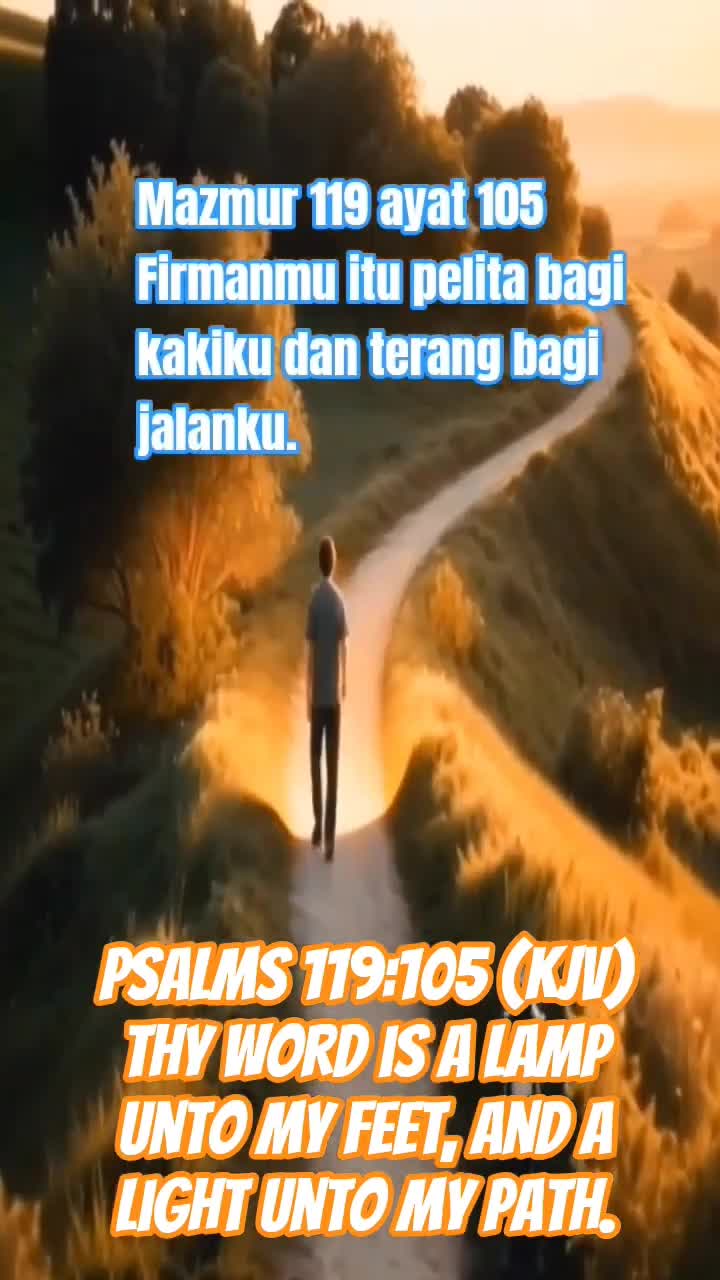 Firman-Mu pelita bagi kakiku #videoshort #alam #motivation #inspiration #ayatalkitab #lagurohani