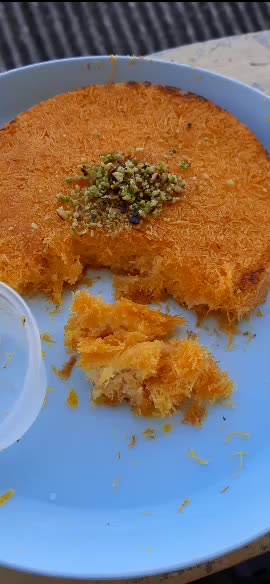 Nyobain Kunafa enak di cafe kebab ala Palestina yang ada di Bogor