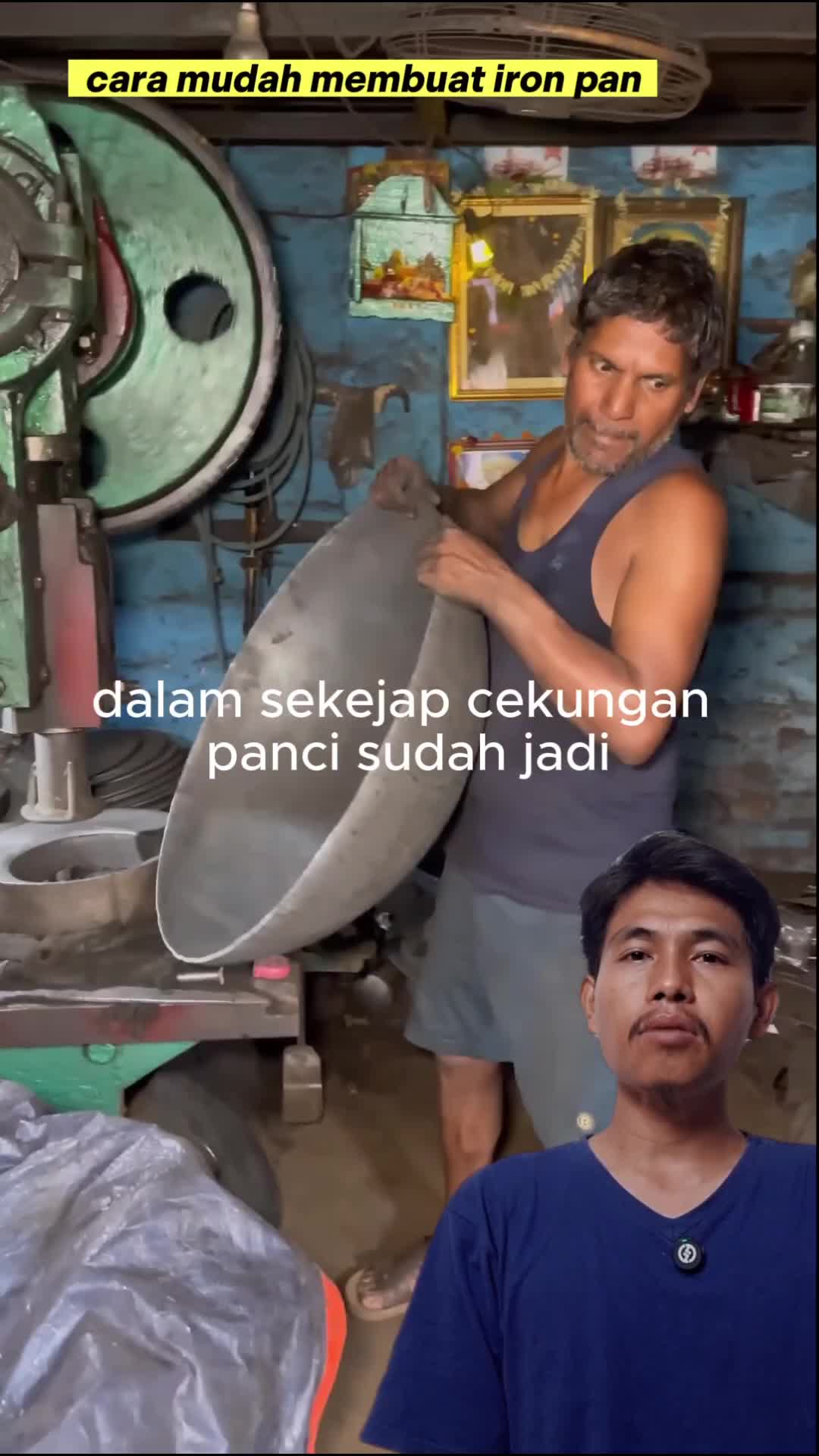cara mudah membuat Iron pan #iron #keren #technology