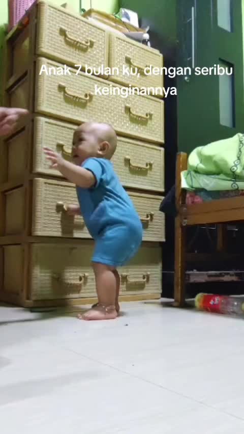 anak 7 bulan ku mulai aktif  #Anak bayikkk #bayiajaib 