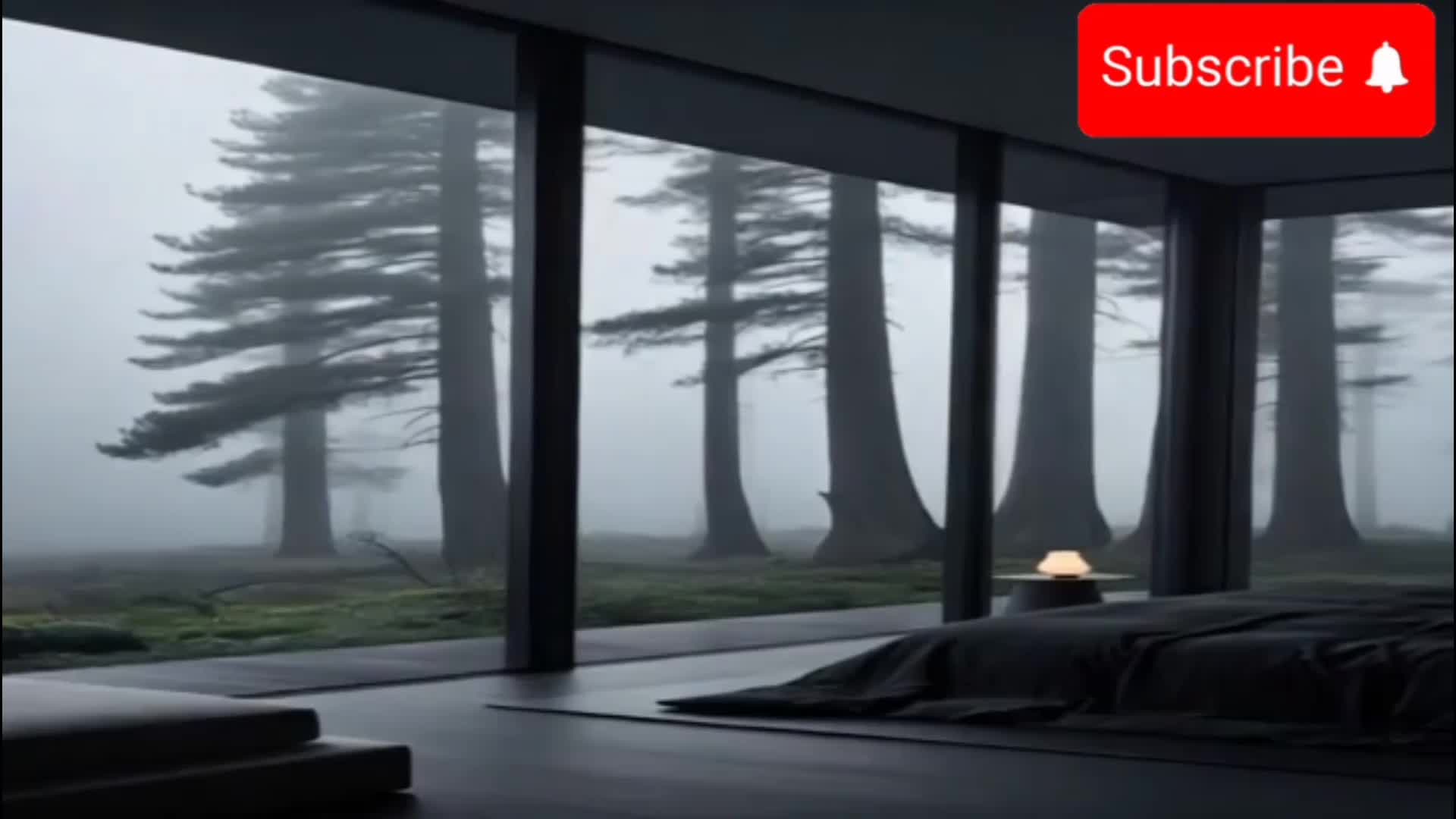 hujan fitengah hutan yang sejuk