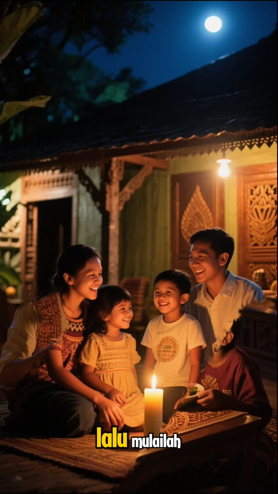 sebuah lilin & kehangatan keluarga #masakecilku #fypシ゚viral #shortplus #ai #reels 