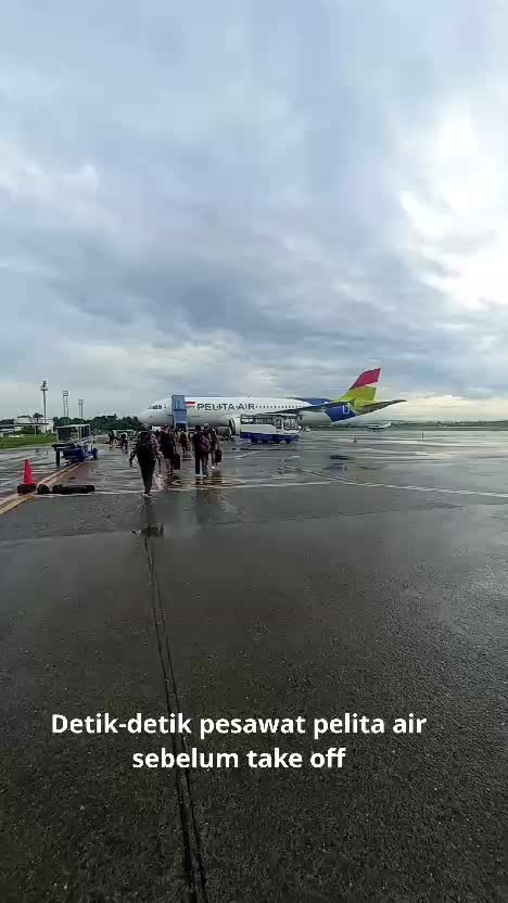Detik-detik pesawat pelita air sebelum take off  #pelitaair  #pesawat  #Viral #shortviral 