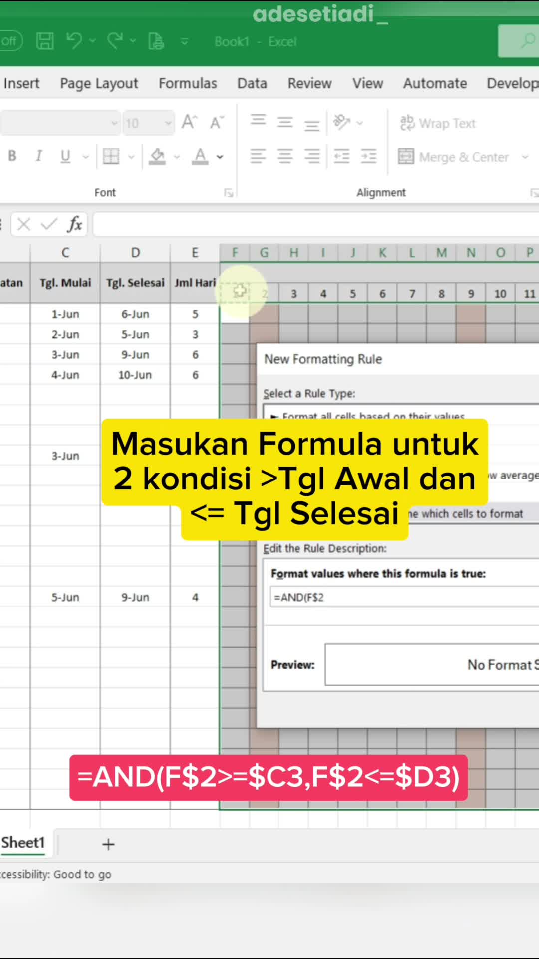 Monitoring Jadwal Kegiatan Berwarna Otomatis