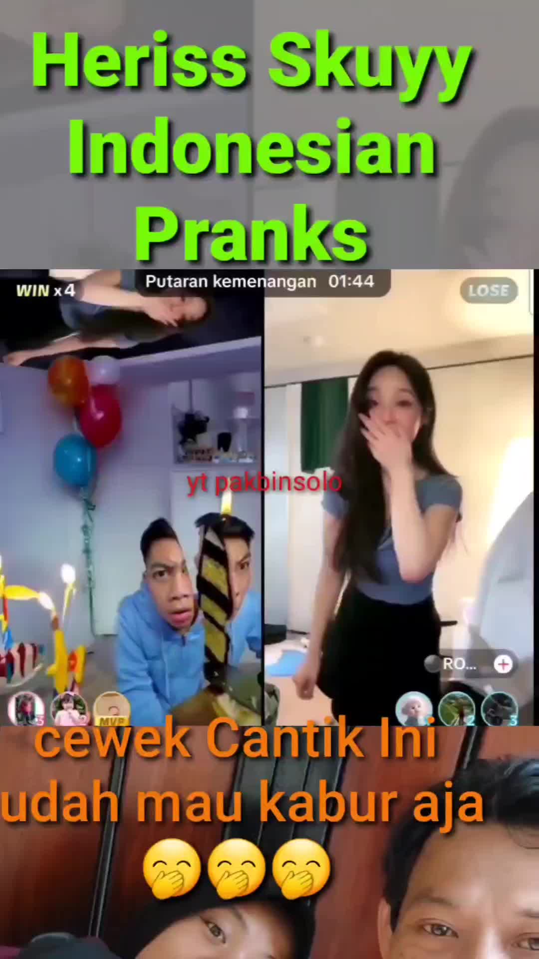 jangan kabur say #herisskuy #prank #reaction #fypシ゚viral #trending 