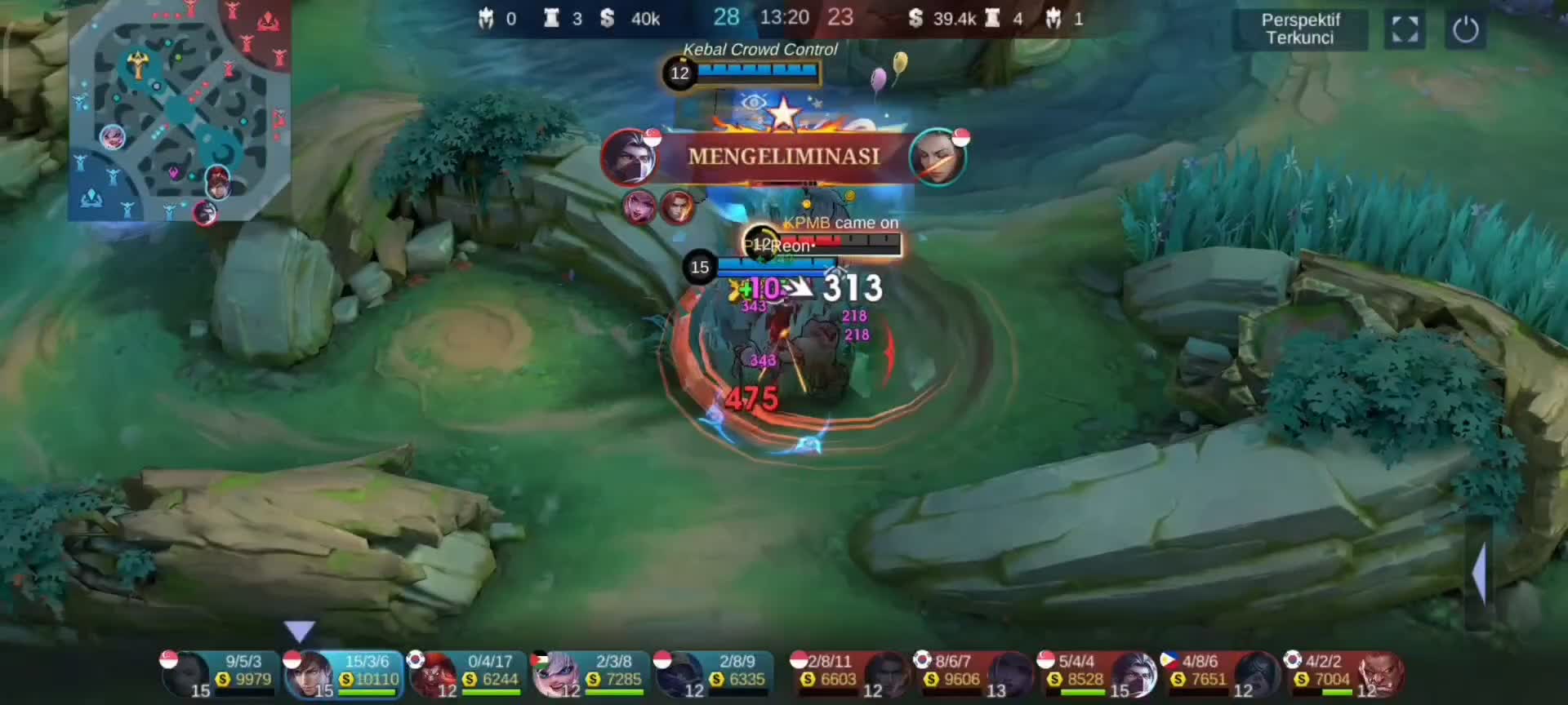 gusion maniac  #gusion #maniacmlbb #gameplay 