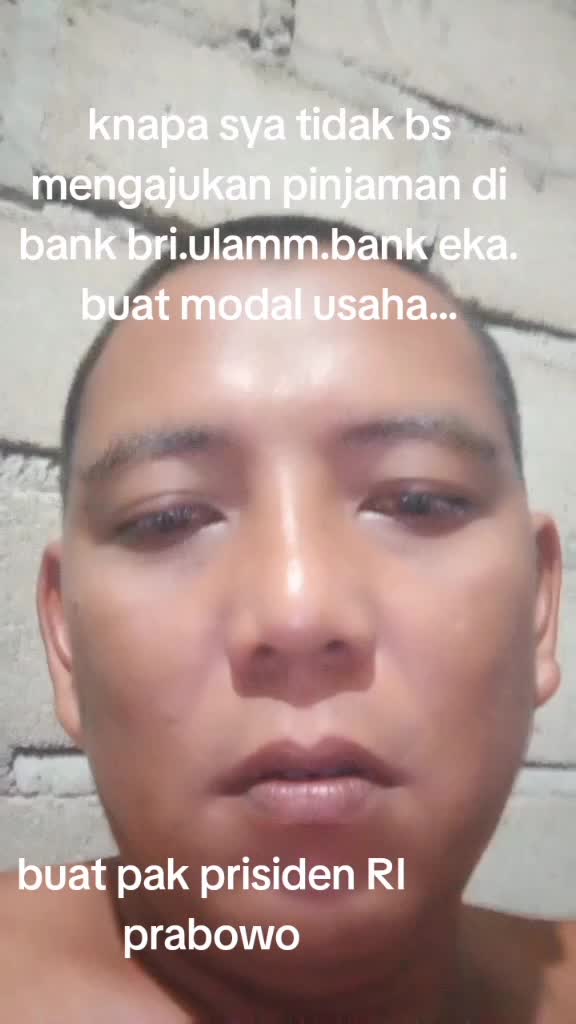  #pesan buat presiden Ri #
knpa sy tidak bs mengajukan pinjaman di bank BRI.bank eka .bank ulamm.
sy wni KTP ada. buku nikah ada.sertipikat 