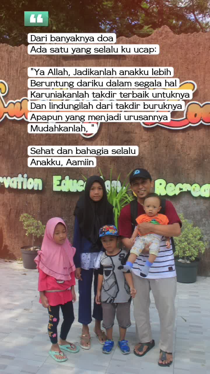Doa ayah selalu menyertai anak anak ku
walaupun  jauh terpisahkan jarak  
 #Ayah  #Doaku  #anakanak 