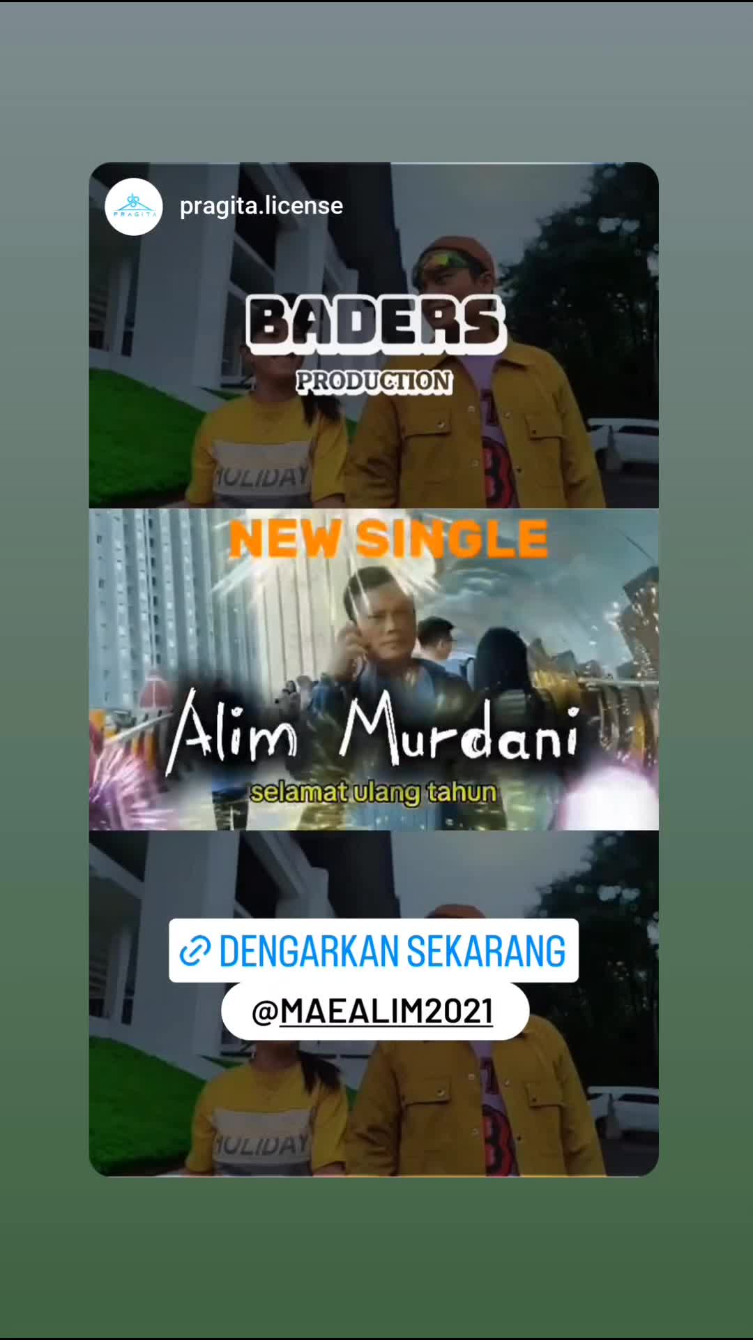 Nyok mampir ke youtube (Alim ambyar) tuk dengarkan singel terbaru miLad thanks