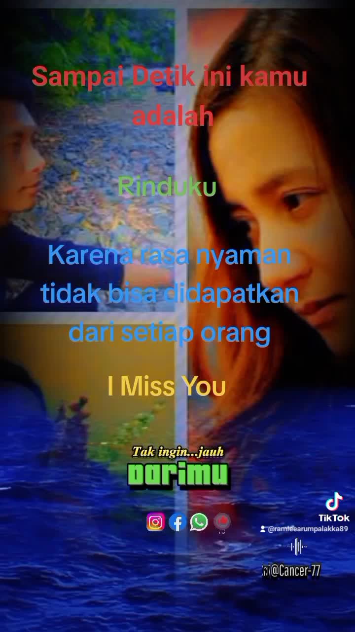 Sampai detik ini kamu adalah rinduku.
