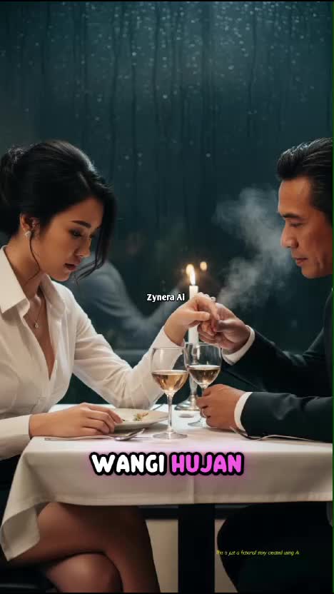 Di tengah hujan yang jatuh tanpa henti, percakapan mereka perlahan menelanjangi rasa sepi, membuka ruang untuk kehangatan, dan menyalakan ap