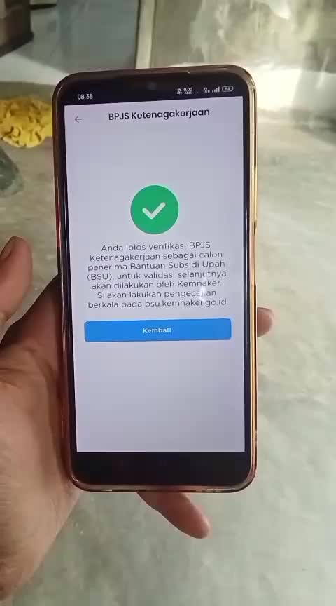 Alhamdulillah terdaftar peserta bsu tinggal nunggu verifikasi selanjutnya dan nunggu pencairan nyh  #bsu #2025 