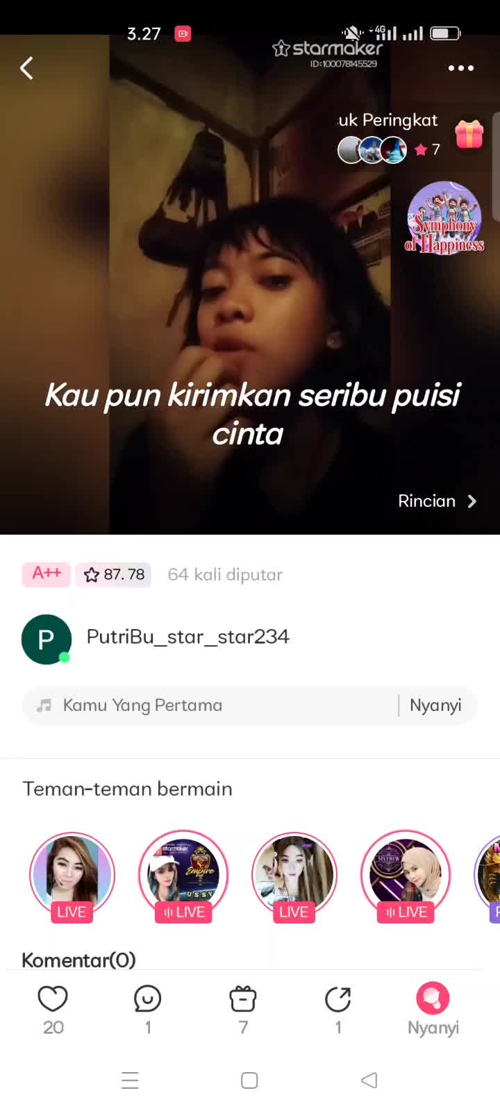 hello sy pengen penggemar nyanyi