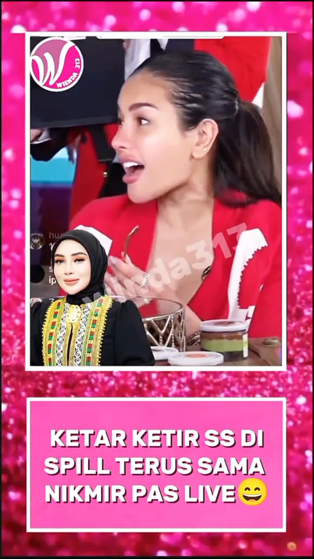 Ss mulai ketar ketir karena namanya di spil terus sama nikita mirzani🤭