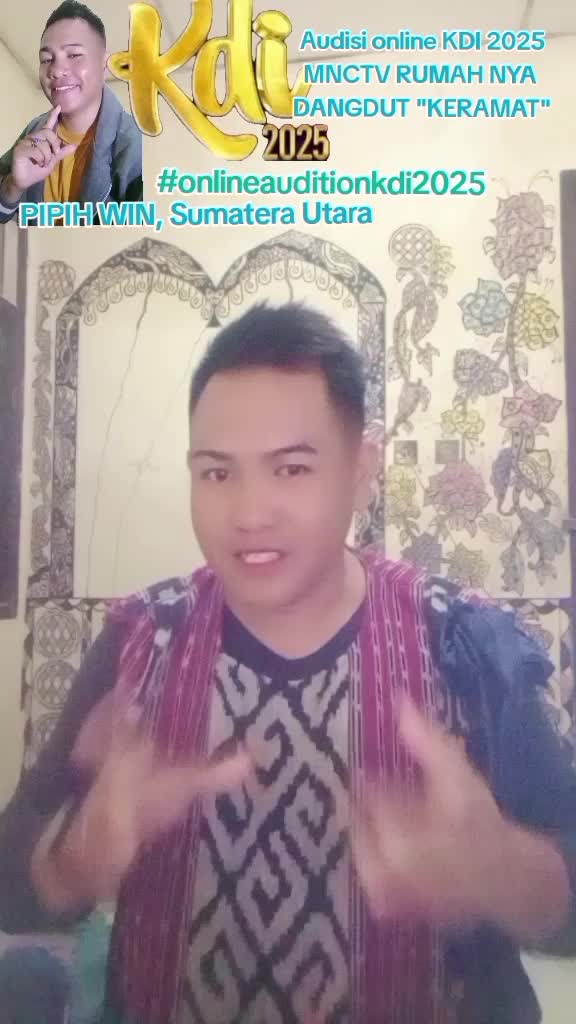 KDI 2025 pipih Win, Sumatera Utara _31 tahun _Keramat#OnlineAuditionKDI2025