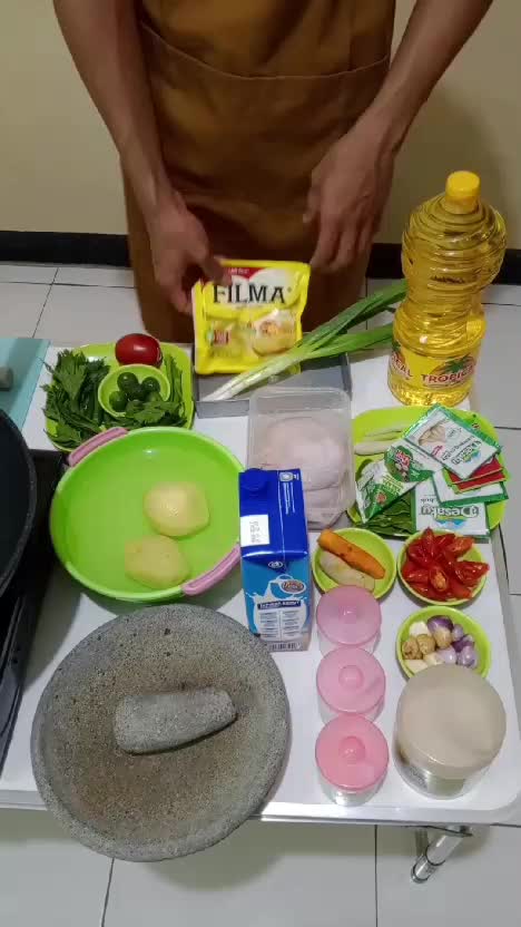 Ayam Lolipop dengan Bumbu Kare dan Salsa ala Nara #onlineauditionmci13