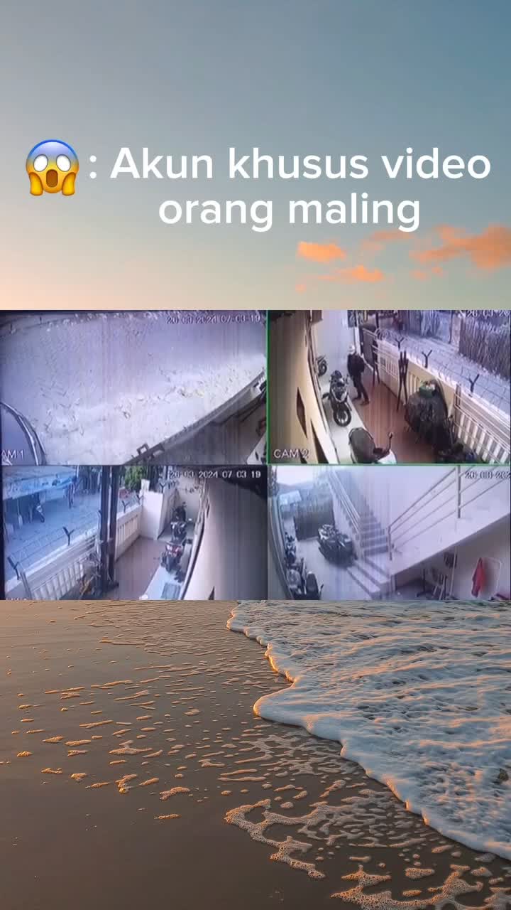 Rekaman pencuian di cctv