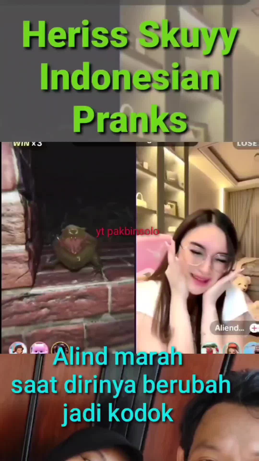 Alind marah #herissskuy #prank #reaction #fypシ゚viral #trending #lucu #horor 